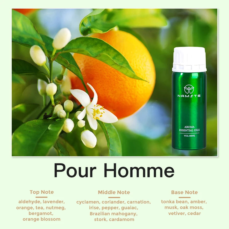 Huile de Parfum pour Diffuseur Aromatique | 100ml & 500ml – 24 Senteurs
