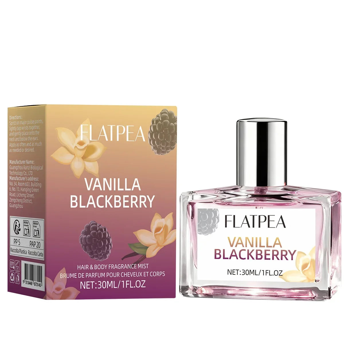 Parfum Gourmand Vanille Glacée & Pistache 30ml