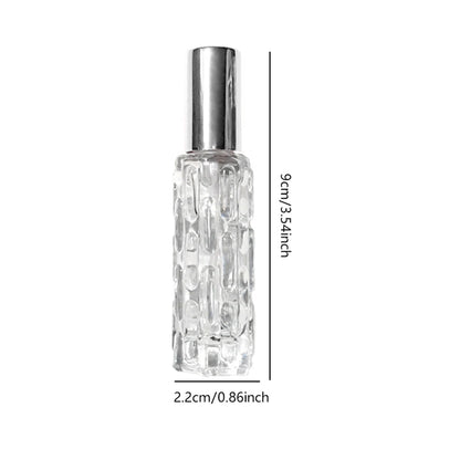 Mini Flacon Vaporisateur Vide 10ml – Verre & Tête Spray Aluminium | Rechargeable