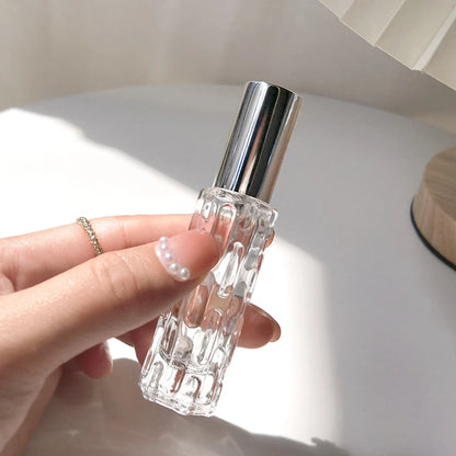Mini Flacon Vaporisateur Vide 10ml – Verre & Tête Spray Aluminium | Rechargeable