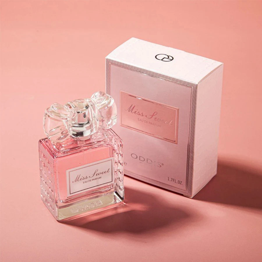 Eau de Parfum Femme 50ml – Notes Florales | Pêche, Rose, Bergamote & Patchouli