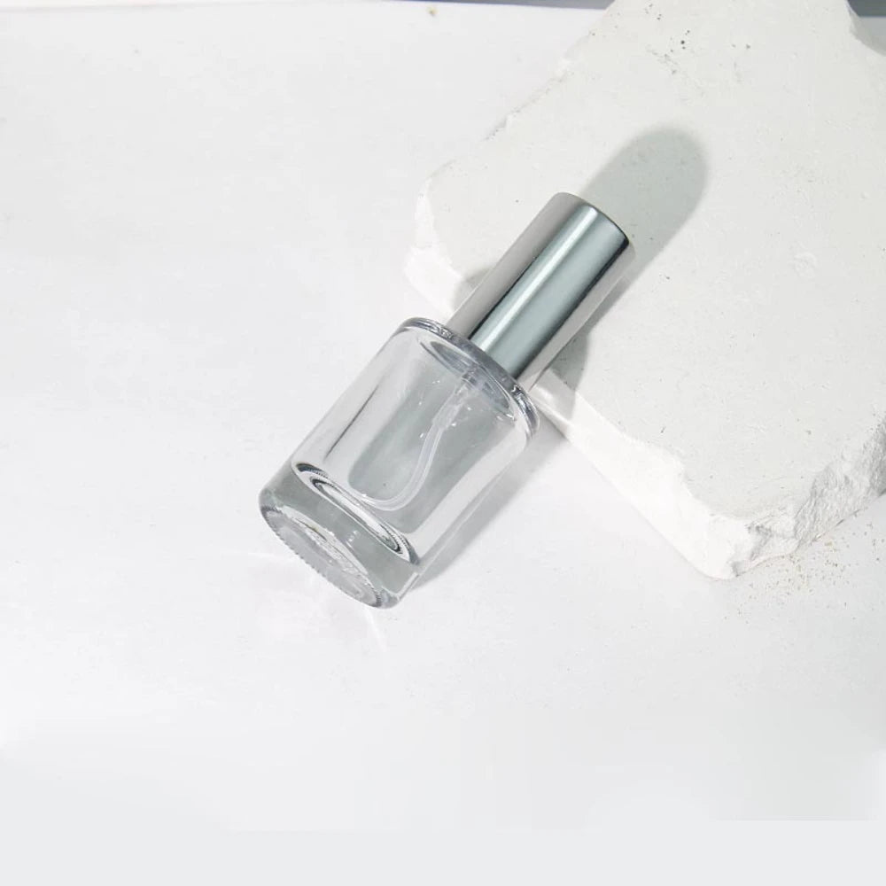 Mini Flacon Vaporisateur Rond en Verre 10ml – Rechargeable | 5 Couleurs