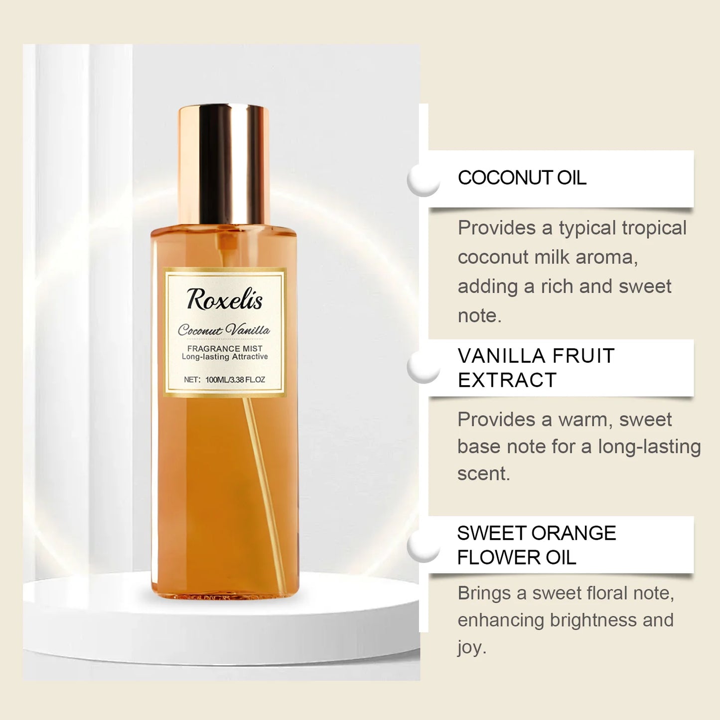 Brume Parfumée Coco-Vanille 100ml