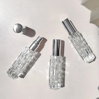 Mini Flacon Vaporisateur Vide 10ml – Verre & Tête Spray Aluminium | Rechargeable